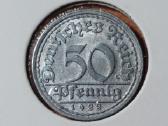 Vokietija 50 pfennig 1922 F