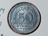 Vokietija 50 pfennig 1922 E