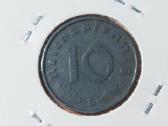 Vokietija 10 pfennig 1944 B