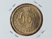 Vokietija 10 pfennig 1925 D