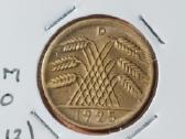 Vokietija 10 pfennig 1925 D - nuotraukos Nr. 2