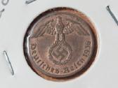 Vokietija 1 pfennig 1938 A - nuotraukos Nr. 2