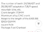 Prowheel crankset - nuotraukos Nr. 6