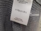 Pilka megzta merino vilnos suknelė - nuotraukos Nr. 3