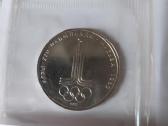 Moneta CcCCCP Rublis Unc . Olimpiada 80 . Ori - nuotraukos Nr. 5