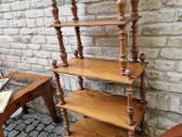 Vintažinė mid century ąžuolinė etažerė - nuotraukos Nr. 19