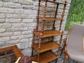 Vintažinė mid century ąžuolinė etažerė - nuotraukos Nr. 34