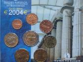 Lizdinis Graikijos euro monetų rinkinys 2004 Bu