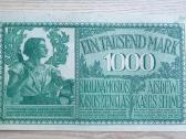 1918 Vokietija Ost Lietuva Lenkija 1000 Mark - nuotraukos Nr. 2