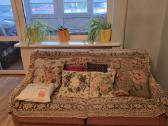 Parduodu naudota sofa su miegama dalimi