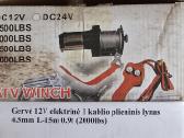 Elektrinė gervė 12v 24v Elektrines gerves libiotke