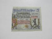 5 markės , Berlynas Vokietija , 1918