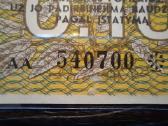0.1 / 0,1 talono 1991 Aa serija / Nr 700 - reta - nuotraukos Nr. 2