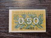 0.5 / 0,5 talono 1991 be užrašo - kirpimas - reta