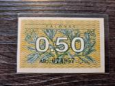 0.5 / 0,5 talono 1991 be užrašo - Retesnis