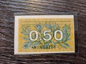 0.5 / 0,5 talono 1991 be užrašo - kirpimas - reta