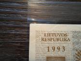500 talonu 1993 - idomus numeris - retesnis - nuotraukos Nr. 3