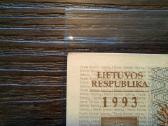 500 talonu 1993 - 111 numeryje - 2 iš eilės (2vnt) - nuotraukos Nr. 4