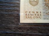 500 talonu 1993 - idomus numeris - 2 vnt iš eilės - nuotraukos Nr. 9