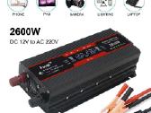 Įtampos keitiklis – inverteris 12v-220v 2000w - nuotraukos Nr. 7