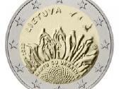 Nauja 2023 m. 2 eur. Lietuvos moneta.