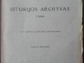 1778. Istorijos Archyvas labai reta antikvarinė-ko