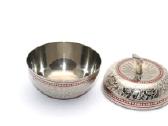 Dėžutė obuolys metalinė svoris 219,50 gr. - nuotraukos Nr. 3