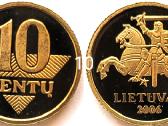 Lietuviška 2006 m. 10 centų Proof-like moneta - nuotraukos Nr. 5
