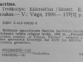 1801. Troškulys Lacrima - nuotraukos Nr. 2