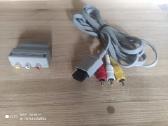 Nintendo wii laidai, sensorius, adapteris.