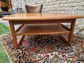 Vintažinis mid century tikmedžio masyvo staliukas - nuotraukos Nr. 5