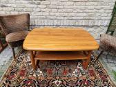 Vintažinis mid century tikmedžio masyvo staliukas - nuotraukos Nr. 17