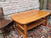 Vintažinis mid century tikmedžio masyvo staliukas - nuotraukos Nr. 18