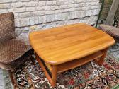 Vintažinis mid century tikmedžio masyvo staliukas - nuotraukos Nr. 19