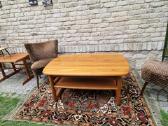 Vintažinis mid century tikmedžio masyvo staliukas - nuotraukos Nr. 22