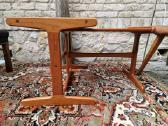 Vintažinis mid century tikmedžio staliukų duetas - nuotraukos Nr. 30