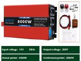 Įtampos keitiklis– inverteris 12-220v 8000w pultel - nuotraukos Nr. 4