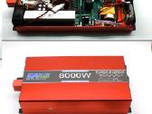 Įtampos keitiklis– inverteris 12-220v 8000w pultel - nuotraukos Nr. 2