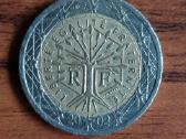 2 Euro 2002 France .Prancūzija .