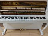 Pianinas Weinbach blizgus baltas (Čekija) 1980 m. - nuotraukos Nr. 4