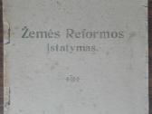 1874. Žemės Reformos Įstatymas antikvarinė-kolekci