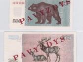 Lietuva 8 talonai 1992 1983 Pavyzdys Unc - nuotraukos Nr. 4