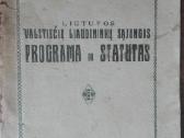 1876. Lietuvos Valstiečių Liaudininkų Sąjungos Pro