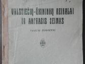 1879. Valstiečių-liaudininkų Reikalai Ir Antrasis