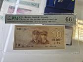1991 metų sertifikuotas 10 litų banknotas