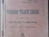 1888. Pėstininkų Rikiuotės Statutas reta antikvari