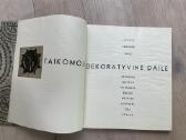 Knyga lietuvių taikomoji dekoratyvine dailė 1965.
