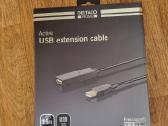 Deltaco 15 m active Usb extension cable
