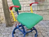 Vintažinė Mid Century autorinė darbo kėdė