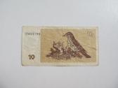 10 talonų , Lietuva , 1992